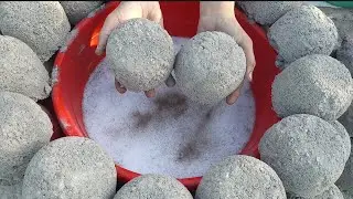 Gritty Concrete Texture Dusty Smashing in water 💦 PASTE PLAY 🤤@softnoisesmashingasmr