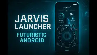 Jarvis Launcher Trailer | Futuristic Sci-Fi Android Launcher 2025 🚀
