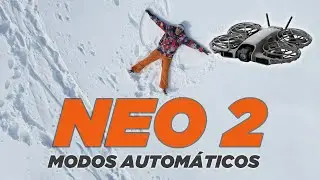 MODOS SELFIE del DJI NEO 2: Prueba real en la nieve