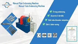🌟 This is our best-selling pipe embossing machine#pipe embossing machine #machine #embossingprint
