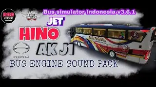 JET HINO AK J1 BUS Engine Sound Code  File For  Bus Simulator Indonesia V3.6.1
