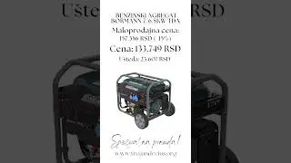 📢 BORMANN PRO BGB8000 TDA - Benzinski agregat!