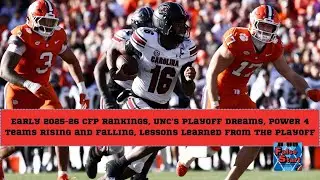 Early CFP Rankings and Bracket! South Carolina, Clemson, LSU on the RISE! Can Belichick Get to CFP?