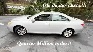 ROUGH! Beater Lexus es350! Auction car pov Walkaround test drive reviewSOLD $1200!