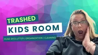MESSY ROOM DEEP CLEAN WITH ME | DECLUTTER | ORGANIZE | EXTREME CLEANING MOTIVATION
