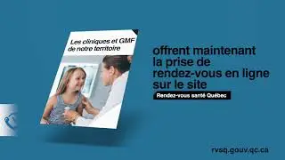 Prise de rendez-vous en ligne gr&acirc;ce &agrave; Rendez-vous sant&eacute; Qu&eacute;bec!