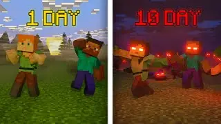 Alex and Steve - 10 Days of Dance (minecraft animation meme)