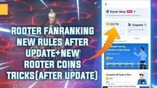 rooter unlimited coins tricks after update|rooter coins trick|how to get top position in fanranking|