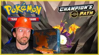 Opening Pokemon TCG Champion's Path ETB Elite Trainer Box #pokemon #pokemoncards #pokemontcg