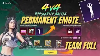 4v4 POPULARITY BATTLE PUBG MOBILE | REGISTER 4V4 POPULARITY BATTLE 
