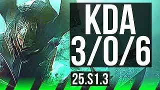 MORDEKAISER vs SHACO (JGL) | 3/0/6 | KR Diamond | 25.S1.3