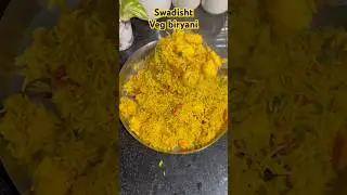 वेज बिरयानी बनाने का बहुत ही आसान तरीका #homecookinglaxmi #shortvideo #vegbiriyanirecipe
