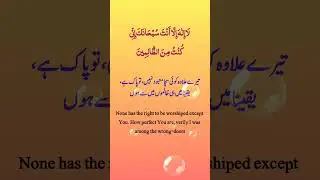 hazrat Younis A.S ki dua #islam #viralshorts #allah #trending #muslim #dua #hazrat #muhammad #viral