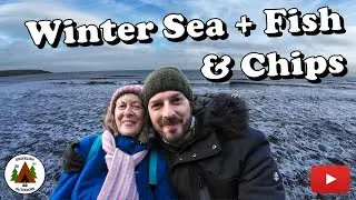 A Winter Walk and Some Fish & Chips in the Coastal Town of Filey, UK (2023).