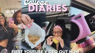 COLLEGE DIARIES 001 ᥫ᭡ | first youtube video, trying new foods, last day of college | MaddieNevae