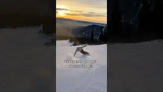 Как сделать реверс на сноуборде - обучение #сноуборд #сноубординг #snowboarding #snowboard