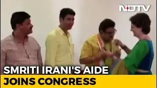 Smriti Irani Aide, From Uttar Pradesh's Amethi, Joins Congress