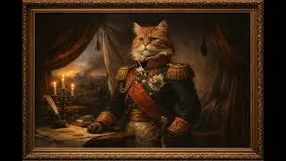 General Meow-poleon: 1 Hour of Distinguished Cat Art for Your TV [4K]