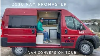 'CHERRY BLOSSOM' CAMPER VAN 2020 RAM PROMASTER BUILD TOUR | Dave & Matt Vans