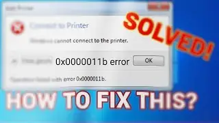 0x000011b printer sharing error✅
