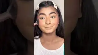 Holi makeup look |easy holi makeup |waterproof makeup for holi | coloful holi makeup #shorts
