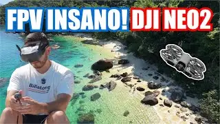 DJI NEO 2 FPV  Sobrevoando a Ilha das Couves e Revelando Paisagens Surreais 🌊🚁