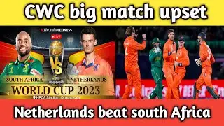 Netherlands create history in the cricket world cup||win 38 runs vs south Africa
