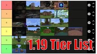 1.19 Minecraft Wild Update Tier List!