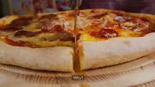 Why is pizza round packed in a rectangular box and cut in a triangle?