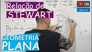 ⭕ Relação de Stewart - GEOMETRIA PLANA (Aula 16)