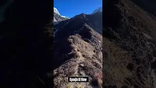 Breathtaking view from Kyanjin Ri!#KyanjinRi #LangtangValley #NepalTrekking #mountainviews