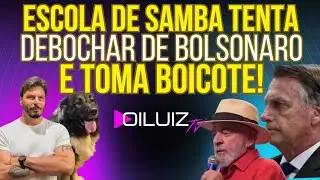 QUEM LACRA NÃO LUCRA: Escola de Samba recebe grana do Lula pra debochar de Bolsonaro e toma boicote!