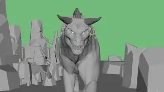 Monster Test Animation I 3D Animation & Vfx | I Dream Animation Academy & Studio