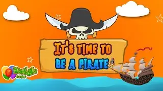 Kids song - Time to be a pirate - fun chidlren's pirate song with lyric video