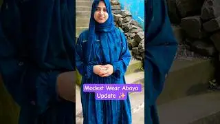 நீங்க கேட்ட New Shades|#modestwear #new #modestfashion #modesty #abayas #burka #newlaunch #updates