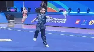 The 12th Asian Junior Wushu Championship 2025  -初级枪术-MAS-Ashly Ong Yee Ern -4th Place -Score: 9.066 