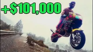 GTA 5 Online : This weeks regular time trial Mount Gordo  - $101,000 🏍️💨