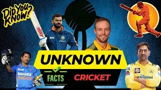 Cricket's Hidden Secrets Revealed | Unknown facts #cricket #trendingvideo #top #youtube