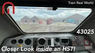 Train Real World - Closer Look Inside an HST - First Great Western GWR - 43025