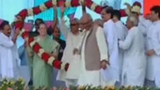 JDU alliance victory of Bihar's  Assembly Election - Dinamalar video Nov 08th 2015
