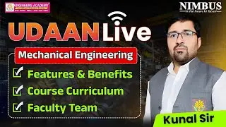UDAAN Live 🚀 Mechanical Engineering | Full Course Details, Faculty & Benefits 💯 Complete Details