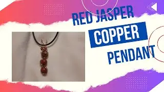 How to make a Red Jasper 3 bead Pendant