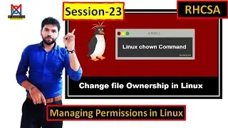 Changing Ownership and Group Ownership of files and Directory in Red Hat 9 (RHCSA) | chown | chgrp