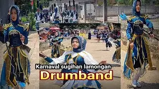 Penampilan apik drumband desa sugihan solokuro lamongan karnaval