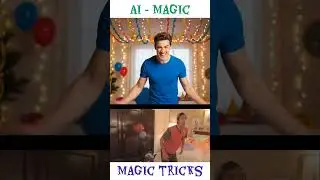 AI magic vs Zach King magic tricks - Make Balloons