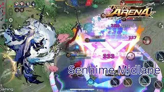 Onmyoji Arena Season 30 | Senhime Mid - Boring Gameplay That Make Enemy Surrender