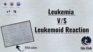 Leukemoid Reaction vs CML (Leukemia) || Systemic Pathology