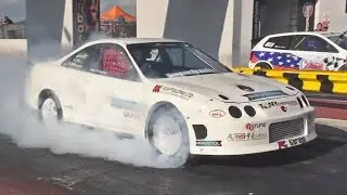 Honda Integra DC2 runs LOW 9 Second 1/4s!