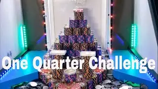 Coin Pusher R1, One Quarter Challenge, BACK TO ONE GAME A WEEK!!