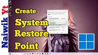 How to create a restore point in Windows 11